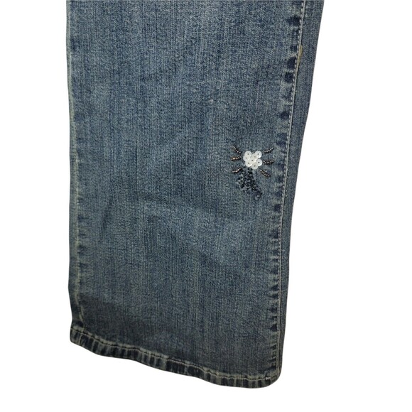 J-STAR Bootcut Embellished Denim Jeans 9/10 Mid Rise Western Glam - Picture 5 of 8